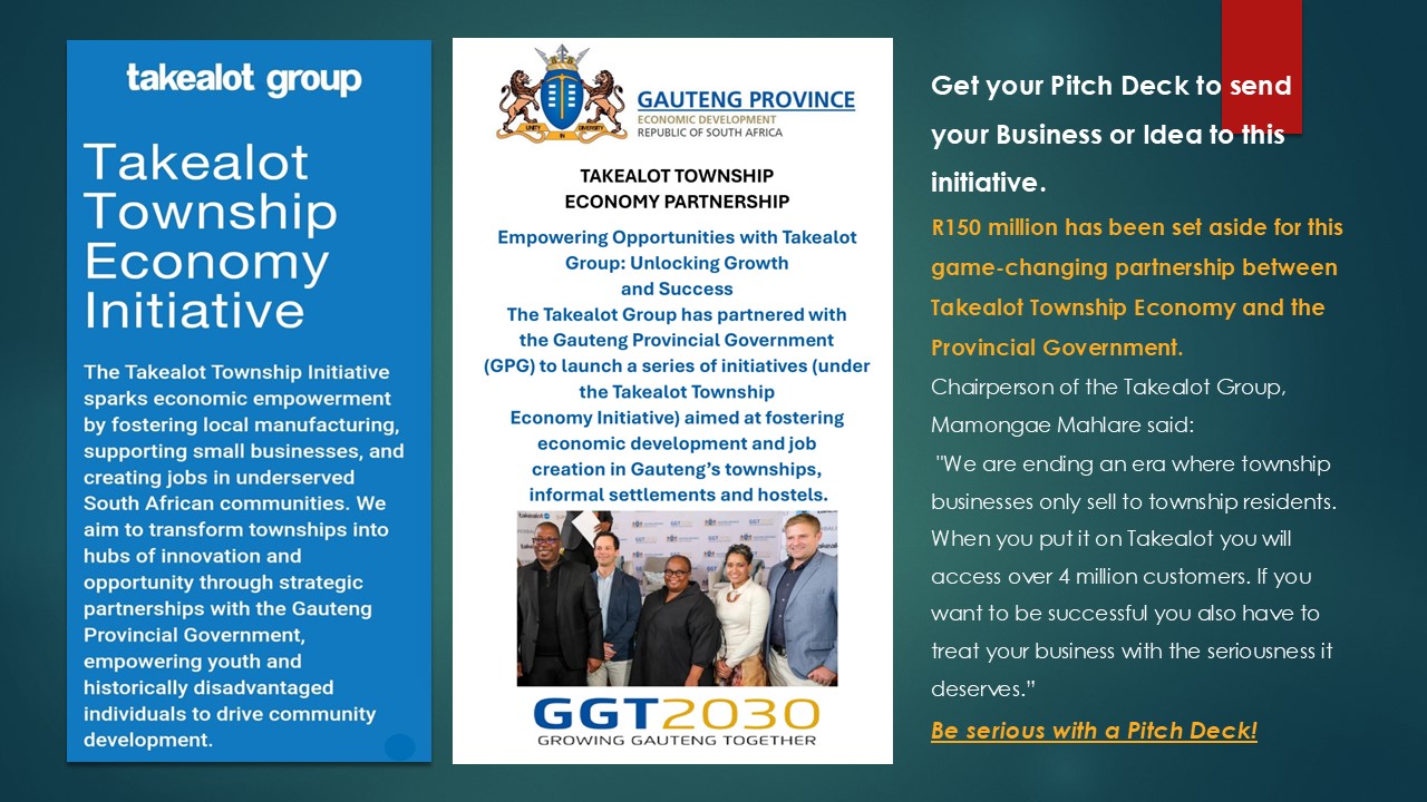 Gauteng Province - Takealot ad